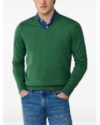 Hackett - Besticktes Sweatshirt Mit V-Ausschnitt - Lyst