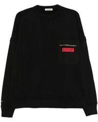 Undercover - Zipped-Pocket Cotton Sweatshirt - Lyst