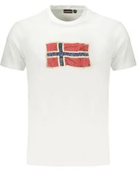 Napapijri - T-Shirt À Col Rond - Lyst