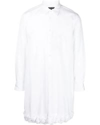 Comme des Garçons - Contrast-Trim Cotton Shirt - Lyst