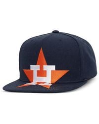 Mitchell & Ness - Mlb Xi Logo Cooperstown Houston Astros Embroidered-Detail Baseball Cap - Lyst