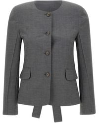 THE GARMENT - Blazer Grand Back Con Lazo En La Espalda - Lyst