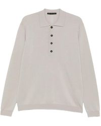 Low Brand - Polo À Manches Longues - Lyst