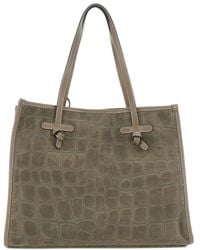 MARCELLA CLUB - Crocodile-Embossed Tote Bag - Lyst