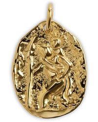 Monica Vinader - St Christopher Pendant Necklace - Lyst