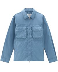 Woolrich - Crinkle Shirt Jacket - Lyst