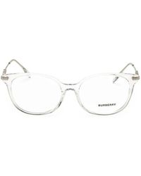 Burberry - Oval-Frame Glasses - Lyst