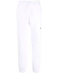 MSGM - Logo-print Cotton Track Pants - Lyst