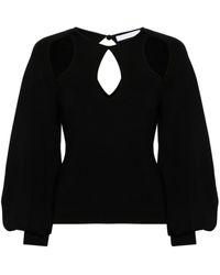 Chloé - Cut-out Sweater - Women's - Wool/polyamide/silk/spandex/elastane - Lyst