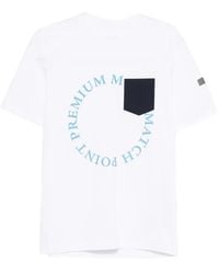 Pmds - Globe Chest-Pocket T-Shirt - Lyst