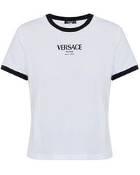 Versace - T-Shirt With Logo - Lyst
