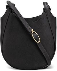 Longchamp - Small Le Foulonné Leather Cross Body Bag - Lyst