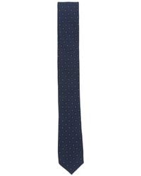 Eleventy - Geometric-Pattern Silk Tie - Lyst