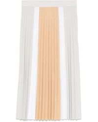 Mrz - Plissé Colourblock Midi Skirt - Lyst