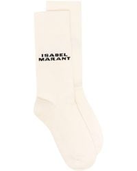 Isabel Marant - Intarsia-logo Knitted Socks - Lyst