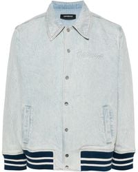 NAHMIAS - Miracle Academy Denim Bomber Jacket - Lyst