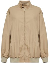 MM6 by Maison Margiela - Zip-Up Bomber Jacket - Lyst