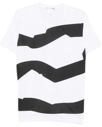 Comme des Garçons - Graphic-Print Cotton T-Shirt - Lyst