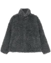 Acne Studios - Teddy High-neck Jacket - Lyst