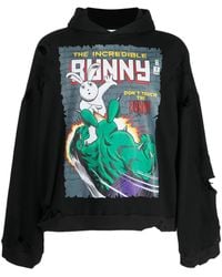 Natasha Zinko - The Incredible Bunny-Print Hoodie - Lyst