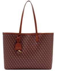 Tammy & Benjamin - Monogram-Print Tote Bag - Lyst