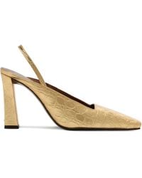 Giuseppe Zanotti - 90Mm Brendha Crocodile-Print Square-Toe - Lyst