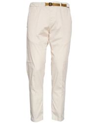 White Sand - Pantalon En Satin À Lien De Resserrage - Lyst
