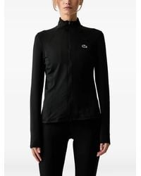 Lacoste - Logo-Patch Zip-Up Sweatshirt - Lyst