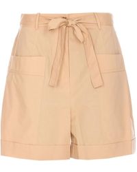 Liu Jo - Pantalones cortos utility con cinturón - Lyst