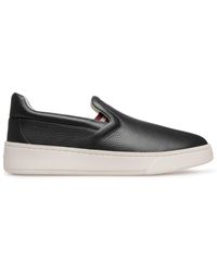 Bally - Logo-embossed Leather Sneakers - Lyst