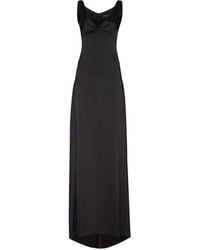 DSquared² - Vestido largo con escote en V - Lyst