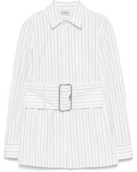 Burberry - Chemise En Coton À Rayures - Lyst