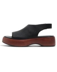 Bimba Y Lola - Platform Leather Sandals - Lyst