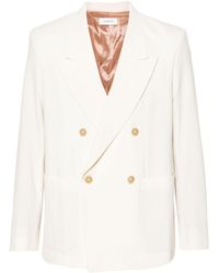 Laneus - Peak-Lapels Double-Breasted Blazer - Lyst