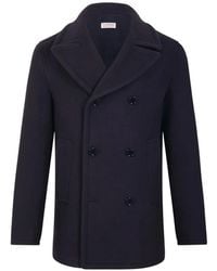 Fursac - Double-Breasted Coat - Lyst