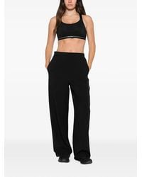Calvin Klein - Pintuck Wide-Leg Trousers - Lyst