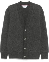 Thom Browne - Brushed-wool Cardigan - Lyst