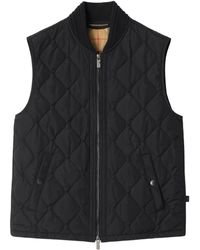 Burberry - Chaleco De Nylon Acolchado - Lyst
