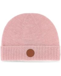 Vivienne Westwood - Fluffy Logo-Patch Beanie Hat - Lyst