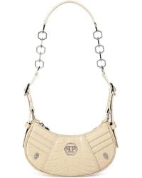 Philipp Plein - Sac Porté Épaule À Effet Peau De Crocodile - Lyst