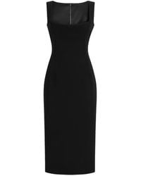 Dolce & Gabbana - Double-Wool Crêpe Dress - Lyst