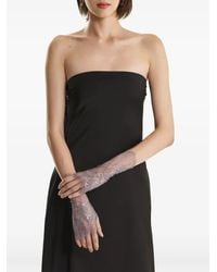 2310 STUDIO - Guanti Con Bordo A Fiori - Lyst