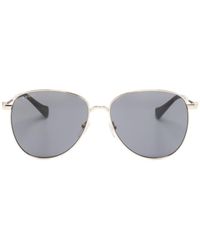 Gucci - Round-frame Tinted Sunglasses - Lyst