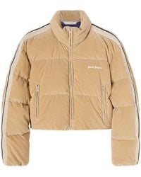 Palm Angels - Corduroy Crop Down Jacket - Lyst