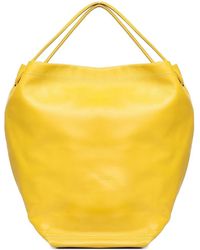 BIASIA - Logo-Debossed Leather Tote Bag - Lyst