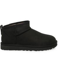 UGG - Classic Ultra Mini Nubuck Boots - Lyst