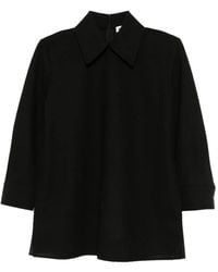 Jil Sander - Wool Collared Top - Lyst