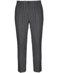 BE ABLE - Drawstring Pleated Trousers - Lyst