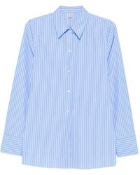 TOTEME - Gestreept Blouse - Lyst