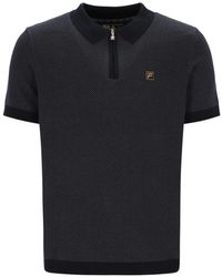 Fila - Marty Zip-Fastening Polo Shirt - Lyst
